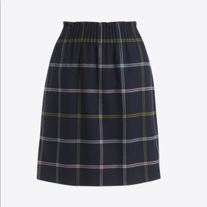 NWT Jcrew Size 14 Mini Wool Skirt Navy